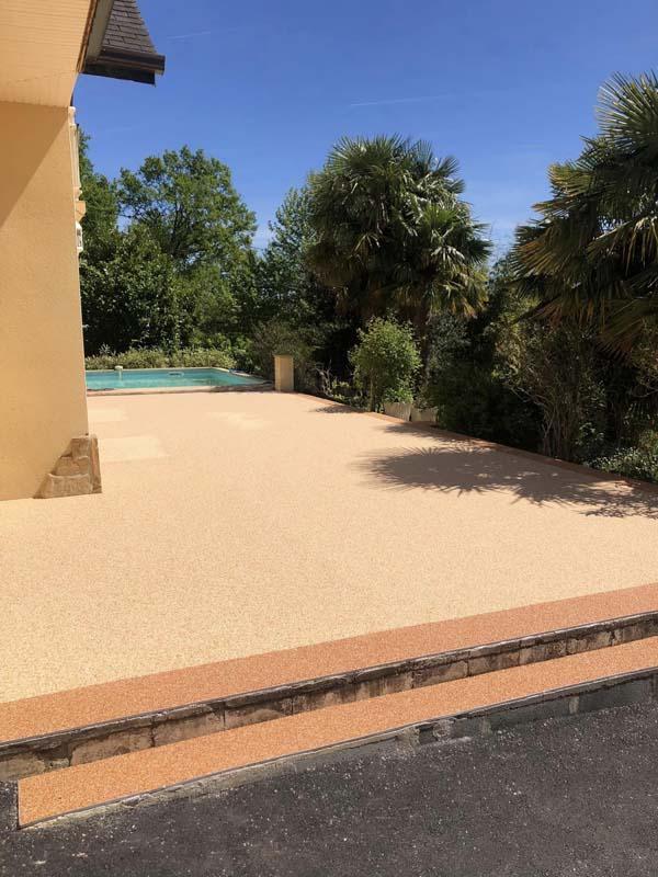 Instalación de alfombra de piedra Pyrénées-Atlantiques