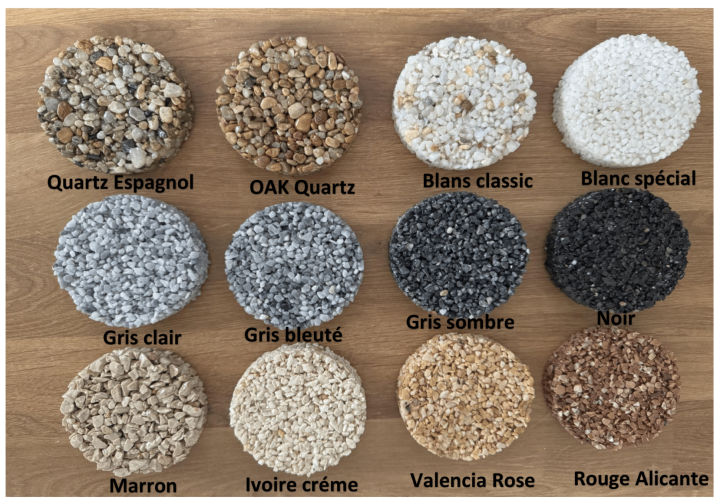 terrasse en revêtement en résine