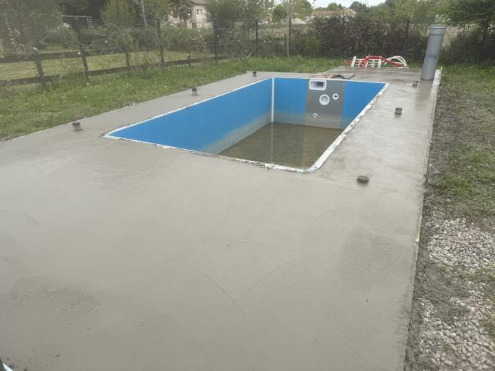 création piscine