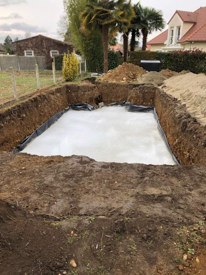 terrassement creuser piscine